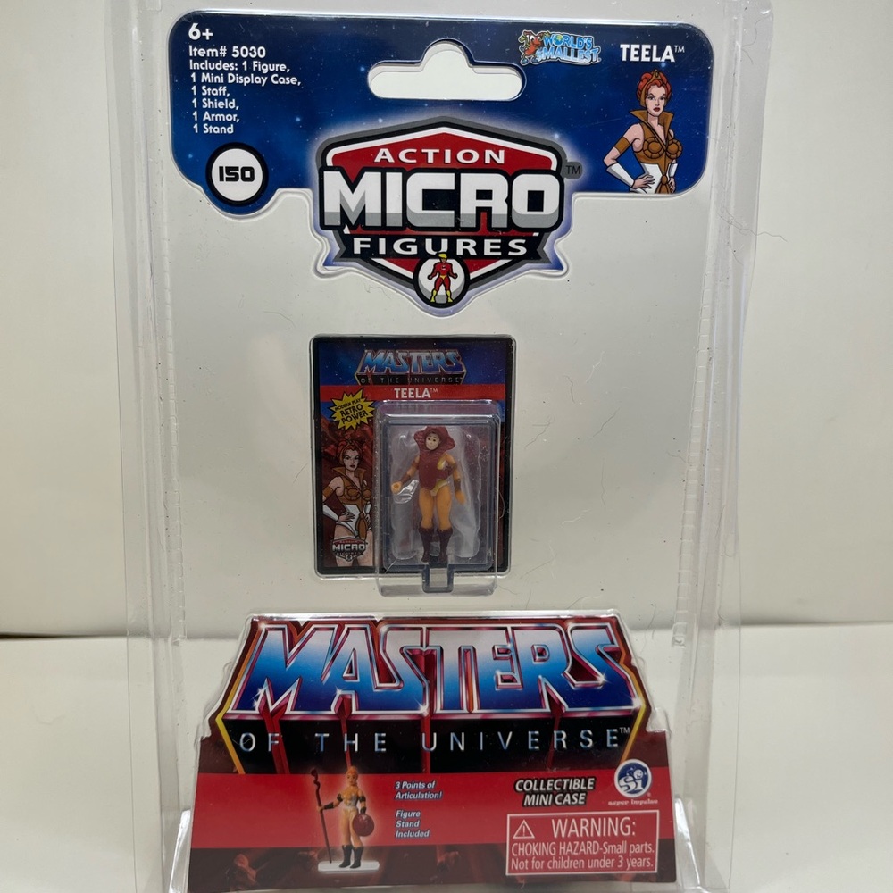 Masters of the Universe Action Micro Figure - Teela He-Man mini BNWT